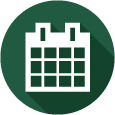 Green calendar icon